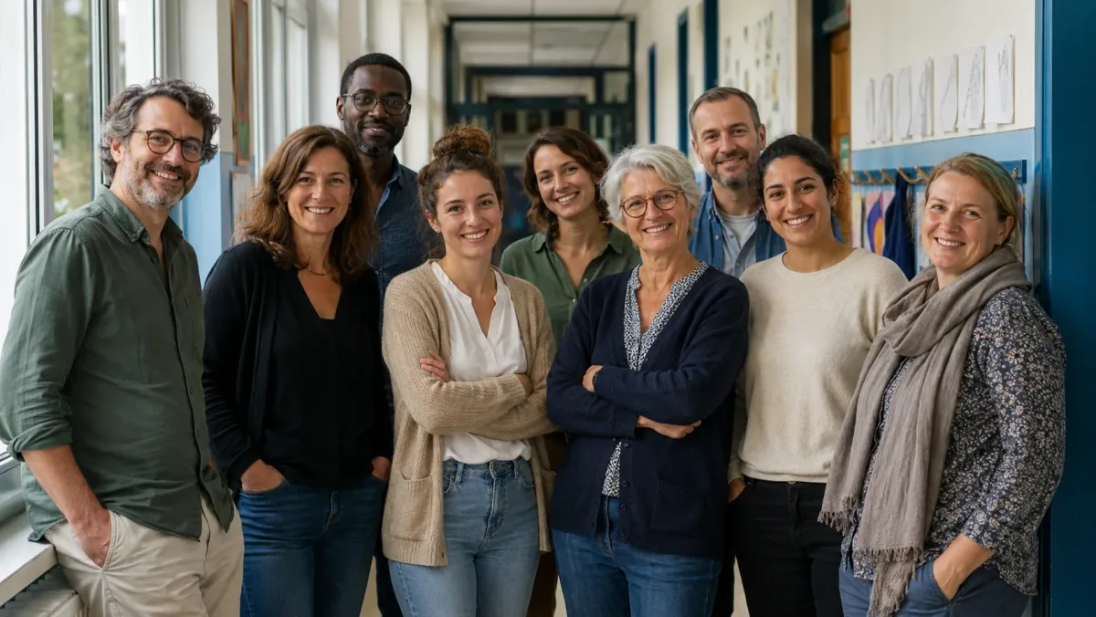 L'équipe pédagogique du collège Clisthène